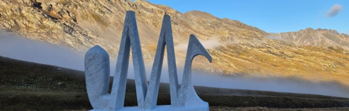 Inaugurazione della scultura "Battito dello Stelvio"