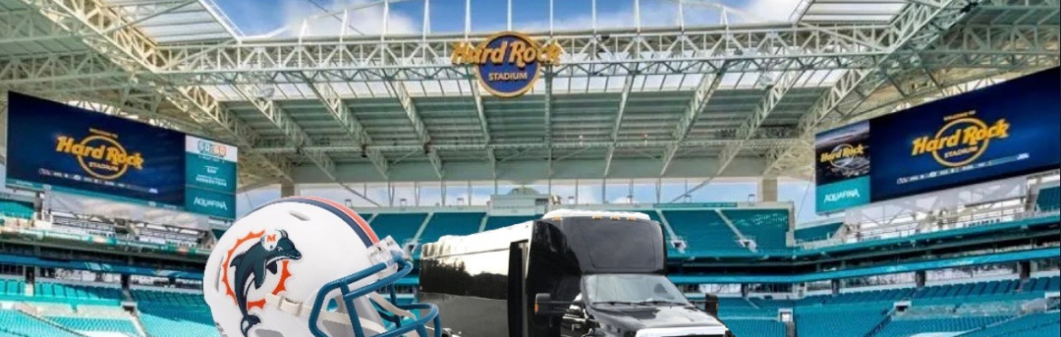 Round-Trip Shuttle to 2026 🐬MIAMI DOLPHINS 🏈HOME GAME@ Hard Rock Stadium