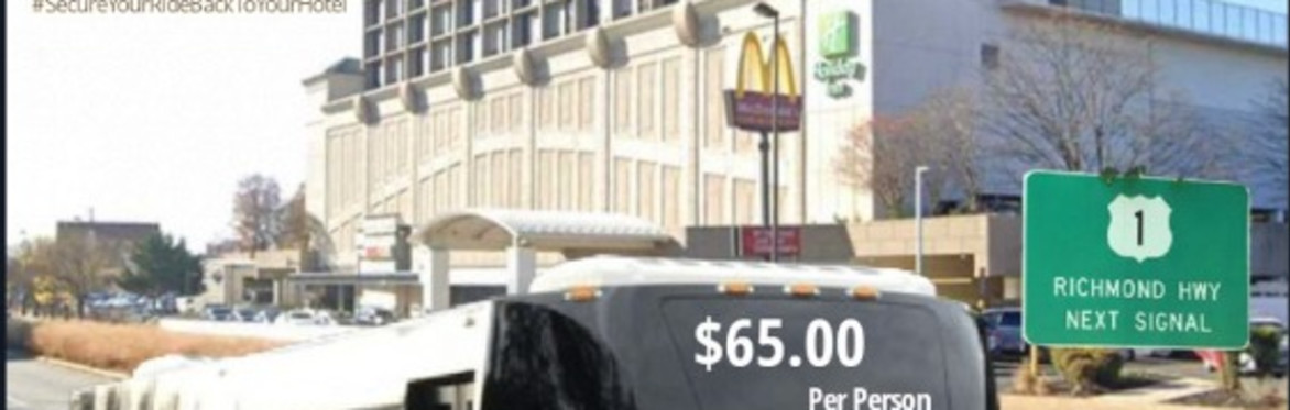DCA Airport Hotel Shuttle to🎤Northwest Stadium🏈(Richmond Hwy Round-Trip) FedEx Field