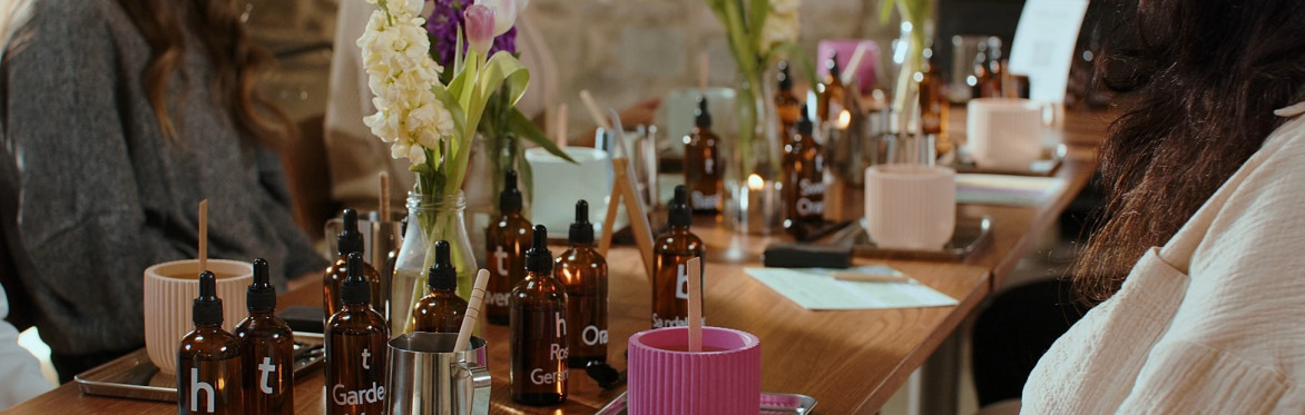Valentine's Candle Making Workshop - with Wine Tasting & Cheese Board