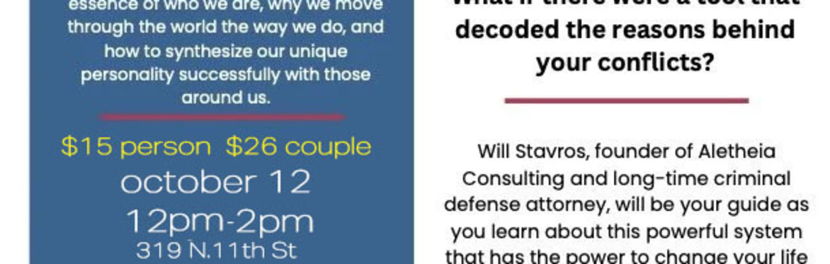 ALETHIA CONSULTING PRESENTS: The Personality Enneagram & conflict resolution tool