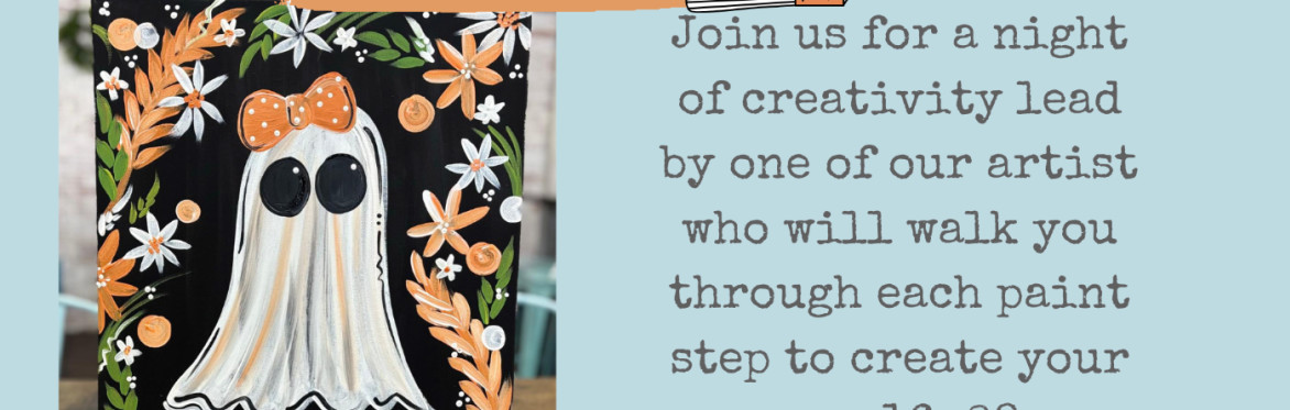 THRIFTY TUESDAY $25 Paint Night FALL GHOST
