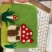 100% wool handcrafted coin purse image