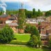A picturesque view of Batemans Brewery Mill & Paddock.