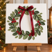 Wreath Texture Painting