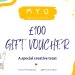 £100 creative gift voucher classes M.Y.O