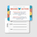 Brand Action luggage tag