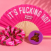 Hot Girl Brunch Bundle (Paper Hand Fan + Scrunchie + Button + Hangover Relief tablet) image