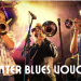 3 brass players on stage at an exciting gig