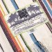 One of a kind Baja blanket made from recycled tees.
