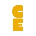 C and an E logo stacked
