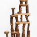 Classic Barked Tree Blocks - 36 Pcs