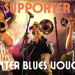 3 brass players playing an exciting gig with Supporter written above them