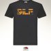 DILF Halloween Pumpkin smile T-Shirt in Black.