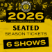 NORTH 2026 Anarchy Season Ticket – 6 Shows – SEATED image