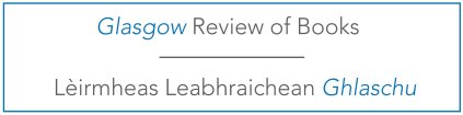 Glasgow Review of Books