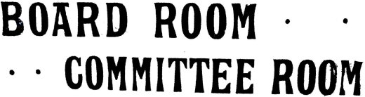 Boardroom Committee Room