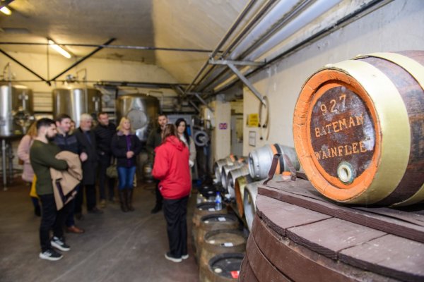 On your guided tour in the Batemans Cask Cellars