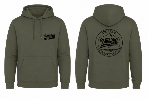 Hoodie - Olive (Black) image
