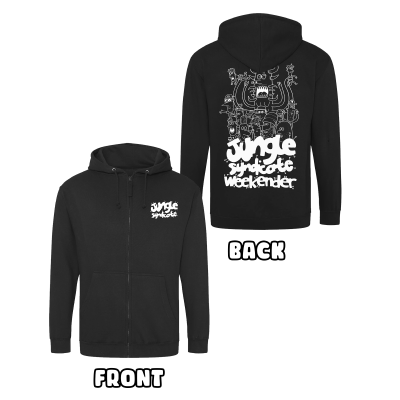 Jungle Syndicate Hoody - Black/White -  Free Delivery (Within UK) image
