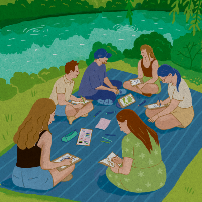 6-session drawing meetup pass image