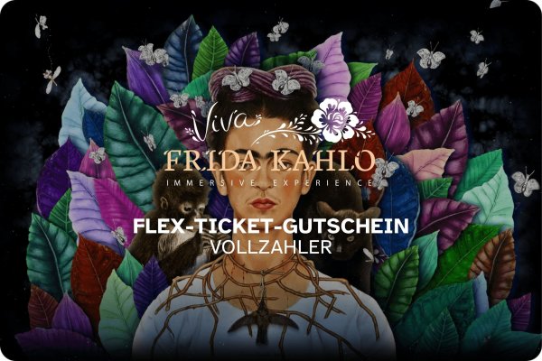 Gutschein | VIVA FRIDA KAHLO online Flex-Ticket "Vollzahler" image