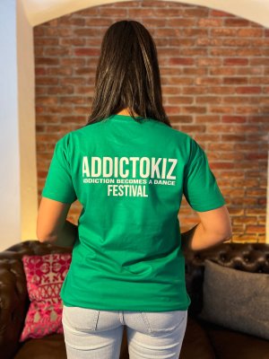 AddictoKiz T-Shirt - SIZE XL - GREEN - UNISEX