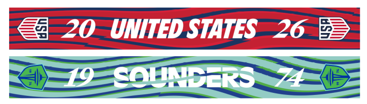 Sounders x USMNT "Club and Country" Scarf