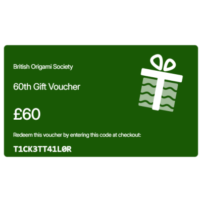 60th Gift Voucher image