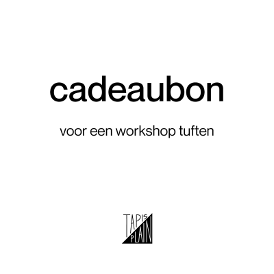 Cadeaubon voor een workshop tuften - 50 euro image