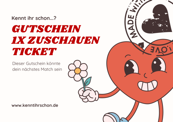 ZUSCHAUEN Ticket image