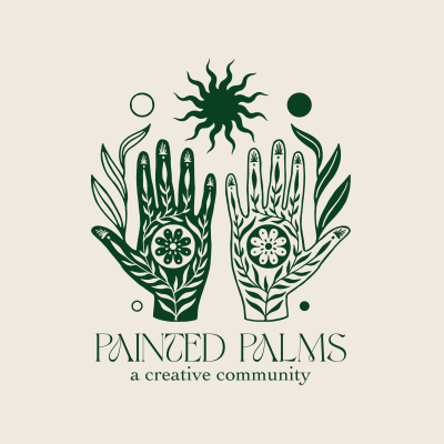Painted Palms Logo - Green