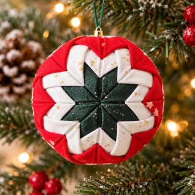 Fabric Star Ornament