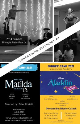 Quarter Page Program Ad image