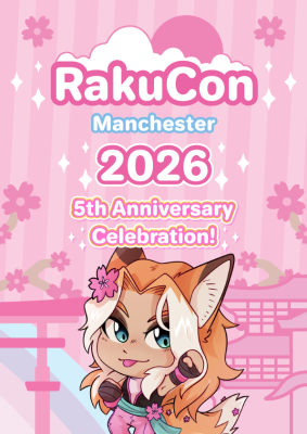 RakuCon Manchester Limited Edition A4 Art Print - Mimi the Fox artwork by 12thMystery image