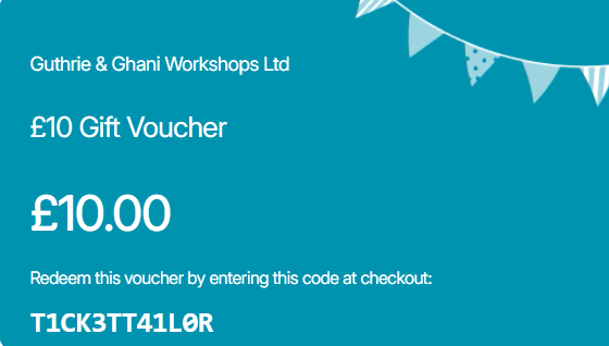 £10 Workshop Gift Voucher image