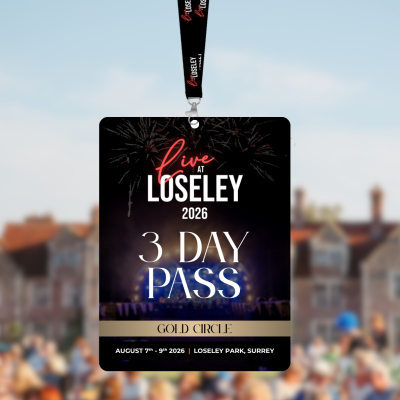 Live at Loseley - 3 day pass - Gold Circle image