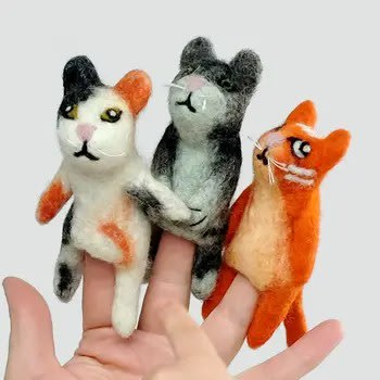 Finger Puppets -  Cats image
