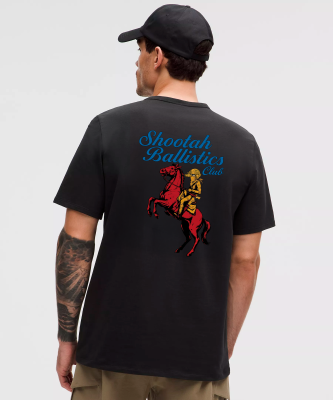 Shootah Ballistics Club Horse T-Shirt Black