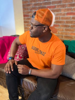 AddictoKiz T-Shirt - SIZE S - ORANGE - UNISEX