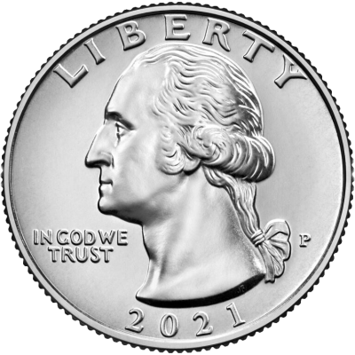 Photo of Washington Quarter coin for $250 Sponsor level