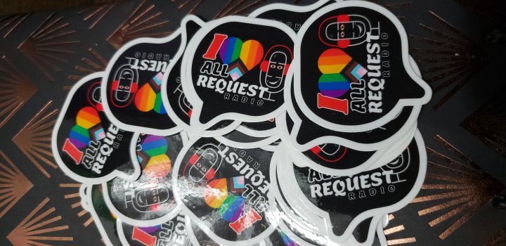 STICKER - I Heart All Request Radio image