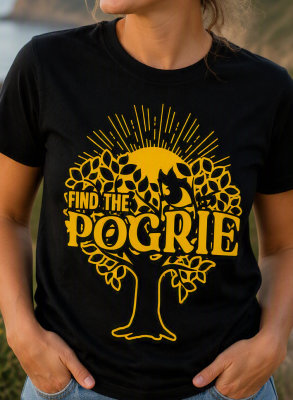 FIND THE POGRIE T SHIRT - ADULT image