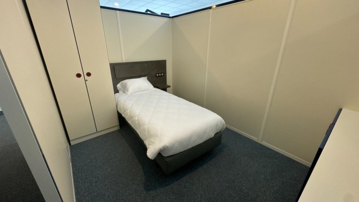 Dorms – Partitioned Twin & Single Areas within 9-Bed Room [a] image