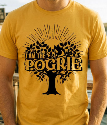 I AM THE POGRIE T SHIRT - ADULT image