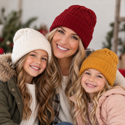 Stretch Knit Sewing Cozy Hat