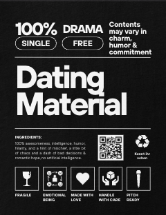 Rückseite mit diesem Print