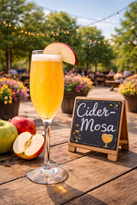 Traditional Apple Cider mixed with Orange Juice.