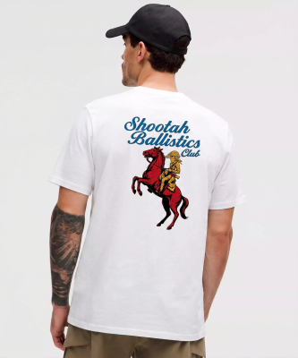 Shootah Ballistics Club Horse T-Shirt Black