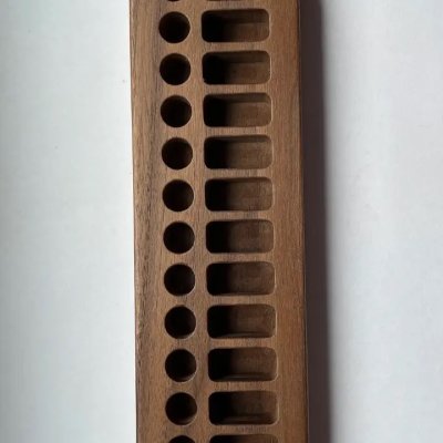 Filana Wooden Crayon Holder Stick & Block image